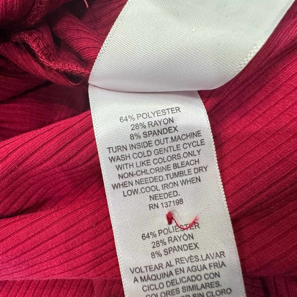 NINA PARKER Hot Pink Sexy Valentine's Day Ribbed Knit Bodycon Dress Size 1X NWT - Picture 7 of 8